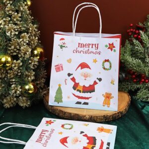 ถุงกระดาษหูเกลียว พิมพ์ลาย story christmas 23x15x23 ซม.